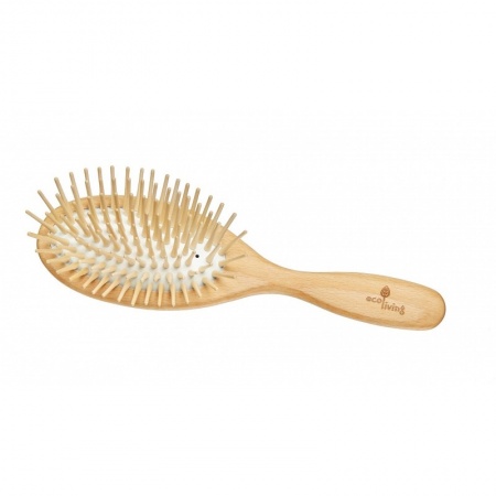 Wooden Hairbrush - Extra-long Wooden Pins (FSC 100%)